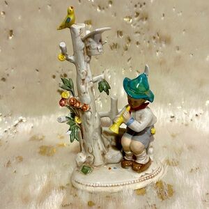 Collectible Grafenthal Carl Schneider Little Boy Playing Trumpet